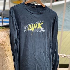 Quicksilver Long Sleeve Tee Size Medium